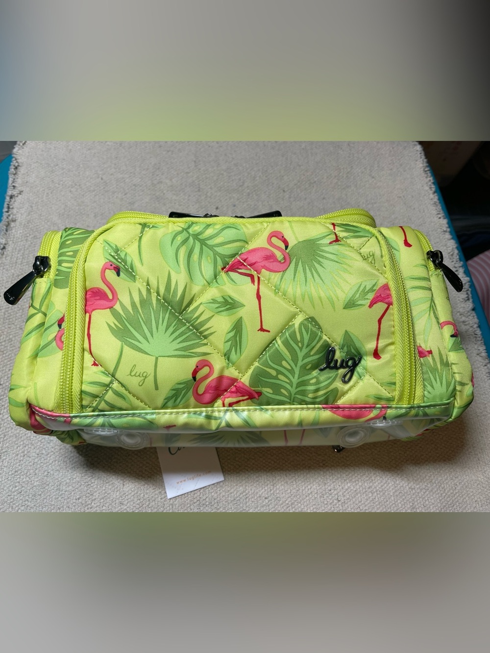 Lug Trolley M Flamingo Lime New - Picture 3 of 10